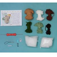 Kit De Tejer Para Principiantes Con Peluche De Capybara Y Guía De Tejer a Mano Conjunto DIY De Conejo De Peluche Herramientas De Tejer Y Hilo Incluidos - details 1