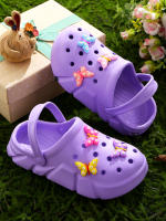 Clogs Transpirables Casuales Para Niñas Con Encantos De Dibujos Animados Slip-on Zapatillas De Playa Antideslizantes Para Jardín Zapatos De EVA Para Todas Las Estaciones - details 16