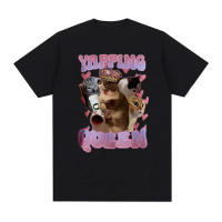Camiseta Gráfica De Gato Divertido Para Hombres Y Mujeres Algodón 100% Manga Corta Estilo Casual Impresión De Gato Activo - details 10