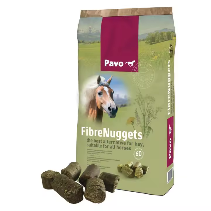 Sustituto de Forraje para Caballos PAVO FibreNuggets 20 Kg – en Pellets - 1