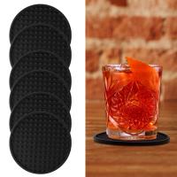 5 Pcs Cojines De Bebida De Silicona Con Portajugares Resistente Al Calor Tapete De Secado Para Vaso Protector De Mesas Antideslizante Para Bebidas - details 6