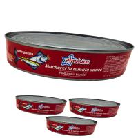 3 Latas De Caballa En Sals De Tomato Sauce  . America  425 G .alta Calidad De Ecuador - details 1