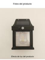 2PCS Lámpara De Pared Solar Para Jardín Y Exterior IP65 Impermeable Decorativa Para Casa Villa Balcony Iluminación LED Moderna - details 0