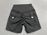 Shorts Deportivos De Cintura Alta Para Mujer Con Bolsillos Para Yoga Running Entrenamiento Danza Elevación De Caderas Ropa Deportiva - details 21