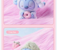 Muñeco De Peluche Miniso Stitch Serie Comer Algo Antes De Dormir Caja Sorpresa De Vinilo Muñeca Lindo Decoración Para Bolsa Regalo Coleccionable De Anime Occidental - details 15