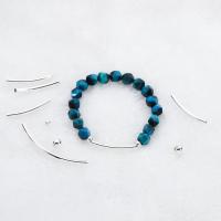 50-100Pcs/Lot Conectores De Tubo De Curva Dorado De Cobre Para Creación De Joyas Accesorios Para Pulseras Y Collares DIY Diámetro 25-30mm - details 1