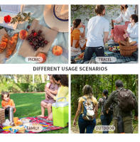 Bolsa de picnic portátil de gran capacidad, bolsa de hielo para automóvil, bolsa para acampar al aire libre, bolsa de almuerzo cuadrada de gran capacidad, bolsa de aislamiento portátil - details 13