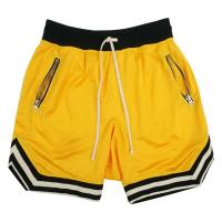 Shorts De Baloncesto Para Hombre Deporte Fitness Verano Malla Secado Rápido Pantalones Casuales Transpirables Talla Media - details 35