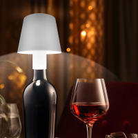 Lámpara De Mesa LED Para Botella De Vino 1pc Luz Nocturna Portátil Sin Cable Para Exterior Restaurante Dormitorio Bar - details 4