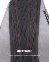 Mochila Deportiva Unisex Mixi Para Ciclismo Y Viajes Con USB Cruzada Versátil De Moda Para Estudiantes Y Escolares Material De Poliéster - details 18