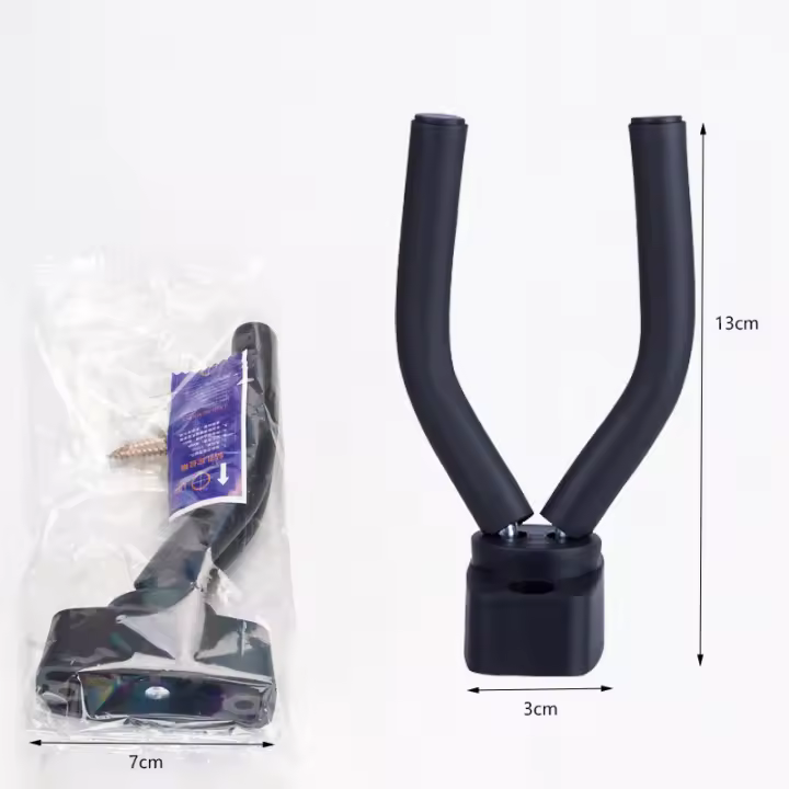  Gancho De Pared Para Guitarra Pequeña Soporte De Muro Para Instrumentos Musicales Material Duradero Montaje Fácil - 1