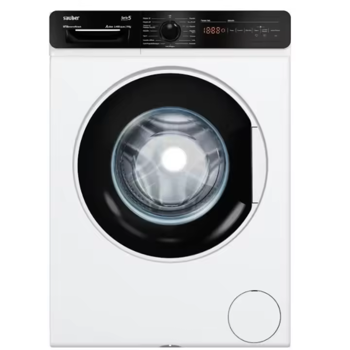 Lavadora carga frontal SAUBER SERIE 5-W9143 V 9 kg 1400 rpm a blanco  ENVÍO E INSTALACIÓN GRATIS - 1