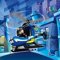 PINYPON ACTION - Mini Helicóptero de Policía. Incluye Figura con Traje de Piloto y Accesorios - FAMOSA - details 1
