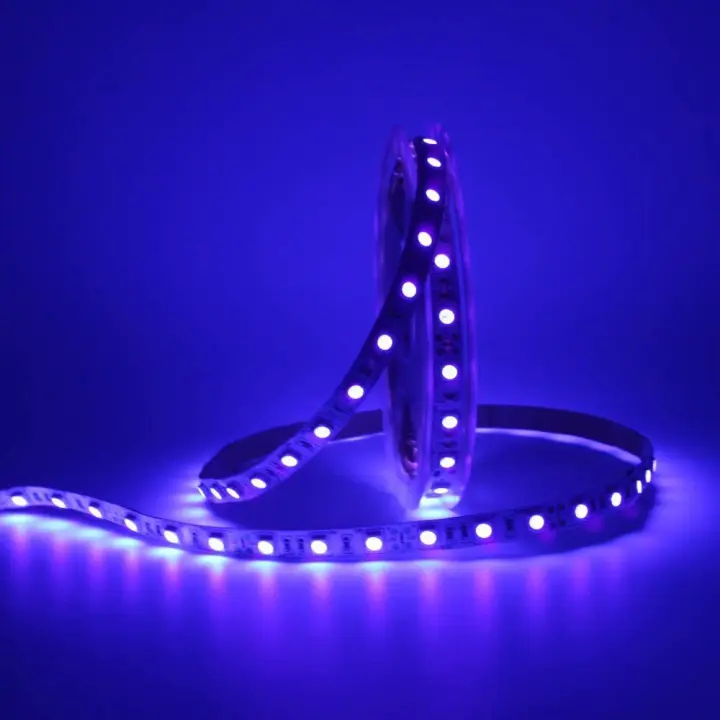 Tiras LED UV Moradas Para Decoración De Navidad 5V USB Ambilight Para TV Iluminación De Juego Flexibilidad Para Habitación Dormitorio - 1