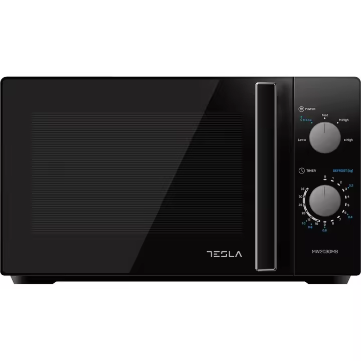 Tesla Microondas MW2030MB, Descongelación Rápida, Mantenimiento Sencillo, Capacidad de 20L, Negro - 1