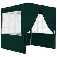 vidaXL Carpa Profesional Fiestas con Paredes Celebraciones Exterior Color Azul,  Blanco,  Antracita y mas - details 3