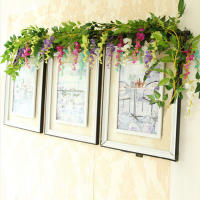 2pcs Guirnalda De Flores Artificiales De Lirio De Mar 1.8m Hojas De Hiedra Rattan Cadena Flores De Seda Plantas Falsas Para Decoración De Hogar Y Eventos - details 5