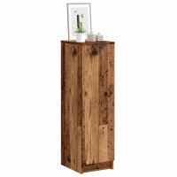 vidaXL Mueble zapatero madera ingeniería 29,5x35x100,5cm en color Roble artisan/Madera antigua | almacenamiento funcional diseño moderno para baño dormitorio sala - details 1