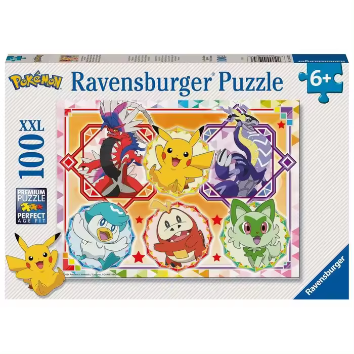 RAVENSBURGER PUZZLE 100 PIEZAS XXL POKEMON 100 PIEZAS XXL 33x4x23 Cms. - 1