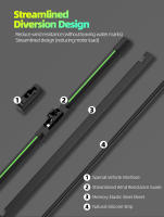 LimpiaFrente LimpiaFrente Para Suzuki Jimny JB23 JB43 JB33 JB53 JB74 JB64 1998-2023 Pares De LimpiaFrente Delanteros De Borrado Inteligente De Caucho Natural Accesorios De Parabrisas - details 8