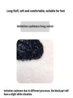VIKAMA Alfombra Antideslizante De 40x120cm Para Hogar Decoración Salada Alfombra De Cama Alfombra De Sala De Estar Alfombra De Mesa De Café Alfombra No Esmerilada Para Adultos - details 10