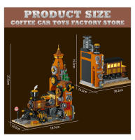 Bloques De Construcción Cyberpunk Con Luz Modelo De Locomotora De Tren Libra De Libros Para Adultos Y Niños Regalo De Cumpleaños DIY Compatible Con Lego - details 6