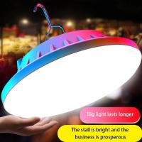 Lámpara De Camping Potente 120LED 2024 Portátil Para Tienda Solar Luz De Emergencia Fuerte 8000mAh Recargable LED Para Exteriores Y Deportes - details 0