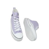 Eva Zorteon- Zapatillas Deportivas Abotinada de Lona para Mujer - Estilo Bamba con Material Textil y Cierre de Cordones - details 26