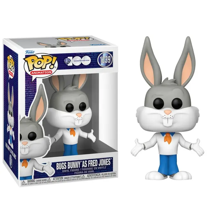 Funko Pop! Warner Bros 100 Aniv. - Bugs Bunny disfrazado de Fred Jonesy, 69424, Nº1239 - 1