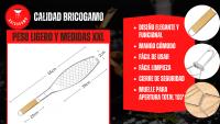 Parrilla Barbacoa Pescado COOKRM - Rejilla Asado Acero Inoxidable - BBQ Portátil - Tamaño Grande XXL 65x15cm - Fácil de Usar - details 3
