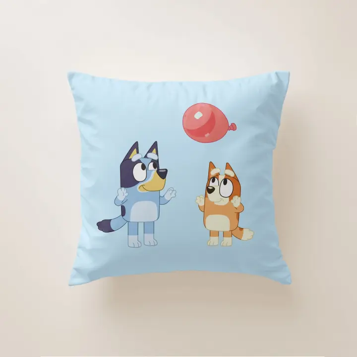Cojín Infantil BLUEY 45x45 cm con Relleno – Funda Suave y Lavable - 1