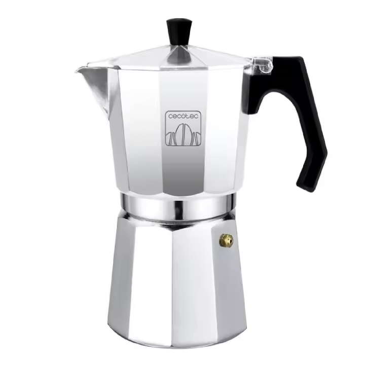 Cecotec Cafetera italiana Cafetera Italiana De Aluminio Cumbia Mokclassic 300 Shiny - 1