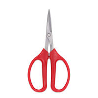 Tijeras De Podar De Acero Inoxidable Para Frutas Y Uvas Con Mango Cómodo De PP Herramientas De Jardinería Para Bonsái Y Flores Rojas - details 0