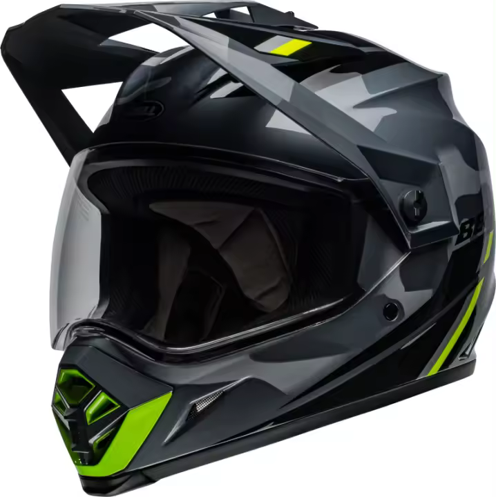 Casco cross BELL MX-9 Adventure MIPS - Alpine Gloss Met Gray/Camo talla M - 1