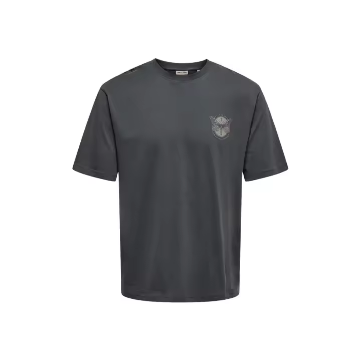 ONSTRISTAN RLX SS TEE Grey Pinstripe - 1