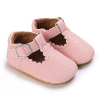 Zapatos Para Bebé Recién Nacidos Niñas Clásicos Corazón De Goma Antideslizante PU Vestido Primera Caminadora Zapatos De Cuna - details 40