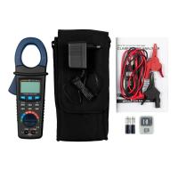 PCE Instruments Pinza amperimétrica hasta 2000 A / Medición TRMS / Medición de potencia / Analizador de armónicos / Indicación gráfica con iluminación de fondo / Memoria / Funciona con red eléctrica y pilas PCE-GPA 50 - details 2