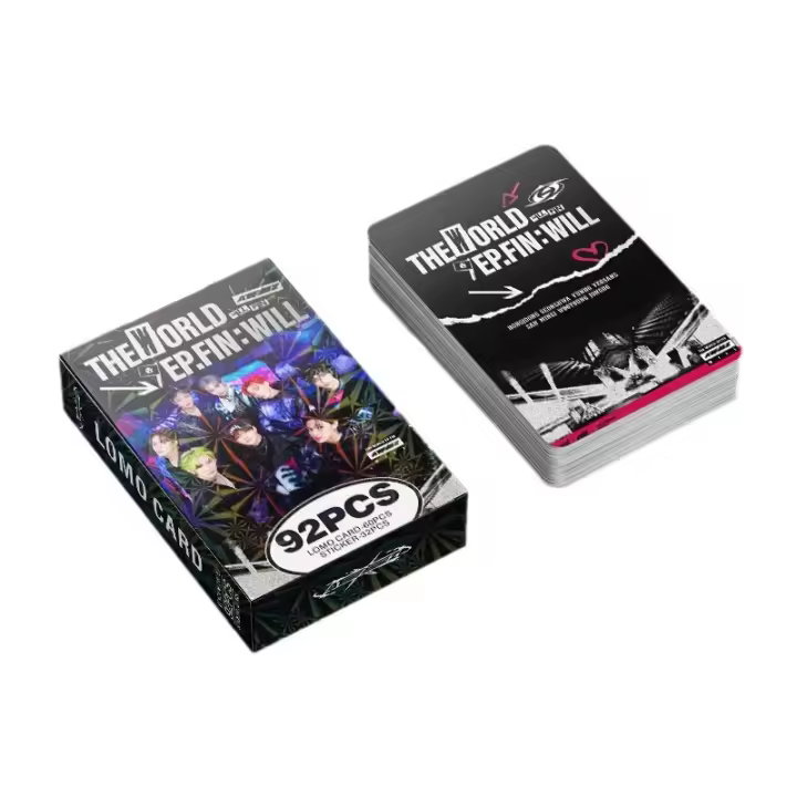 Set De 92 Piezas De Tarjetas Fotográficas Holográficas ATEEZ the WORLD EPF Coleccionables Premium De K-pop Para Fans - 1