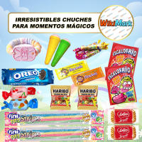 Cajita Regalo Muy Original con 20 - Galletas Oreo, Ositos Haribo, Galleta Lotus Biscoff, Lenguas Gominola Multicolor, Reloj Chuche y Muchos Caramelos Más. Incluye Tarjeta Deseo Que Te Guste. - details 1