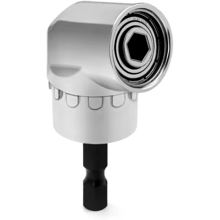 Adaptador de taladro de ángulo recto 105, accesorio de taladro de destornillador eléctrico, vástago hexagonal de 1/4 pulgada para espacio de trabajo de esquina apretado - 1