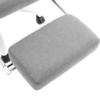 vidaXL Silla de oficina de masaje de tela gris - details 6