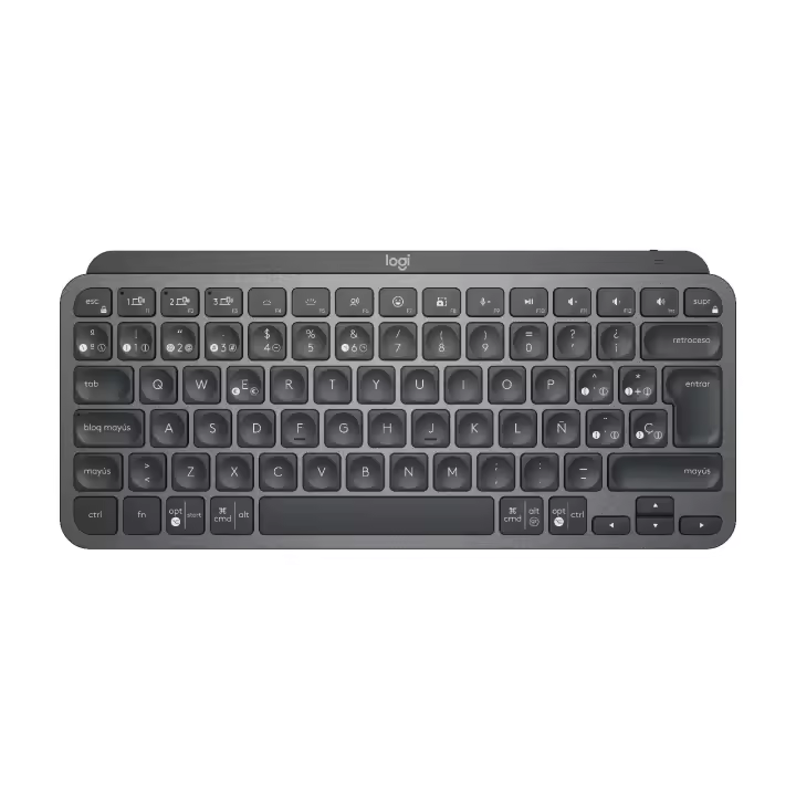 Logitech MX Keys Mini teclado RF Wireless + Bluetooth - QWERTY Español - Grafito - 1