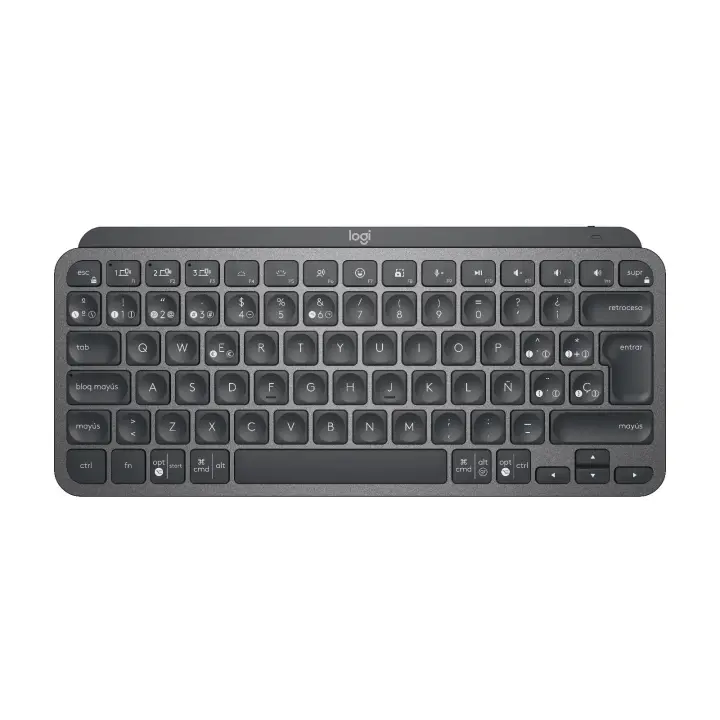 Logitech MX Keys Mini teclado RF Wireless + Bluetooth - QWERTY Español - Grafito - 1