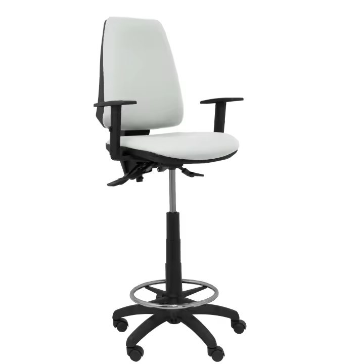 Taburete Elche S bali gris claro brazos regulable - 1