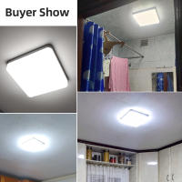 Lámpara De Techo Cuadrada LED Impermeable Para Baño Sala De Estar Dormitorio Luz Fría 40W 50W Iluminación Eficiente Energía - details 9