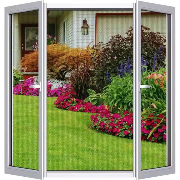 Zanzariera per finestre 150 x 180 cm, Zanzariera trasparente per porte di balconi, giardino, Innovativo fissaggio autoadesivo, senza forare o avvitare - Nero - 1