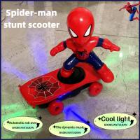 Patineta Eléctrica De Skate Con Rotación Automática Spiderman Los Vengadores Juguete De Acción Para Niños Regalo De Navidad - details 13