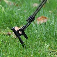 Juego De 8 Piezas De Palos De Tenda Duros De Acero De Alta Resistencia Con Agujero Negro Para Fijación De Tenda Camping Al Aire Libre Picnic - details 3