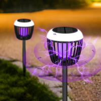 Lámpara Solar LED Repelente De Mosquitos Impermeable Con Atrayente Externo Para Trampa De Mosquitos En Jardín Y Patio Exterior - details 0