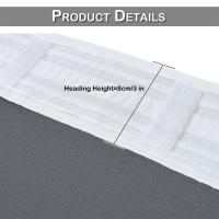 Cortinas Negras Para Sala De Estar Funcionales Y Termoaisentes Listas Para Colocar Diseño Sólido Aislantes De Luz Para Dormitorio - details 14